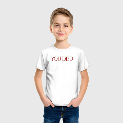 Детская футболка хлопок You Died - фото 3