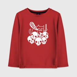 Детский лонгслив хлопок Cat Got Your Soul