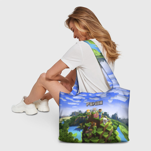 Пляжная сумка 3D Роман - Minecraft - фото 6