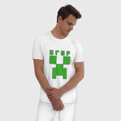 Мужская пижама хлопок Егор - Minecraft - фото 2
