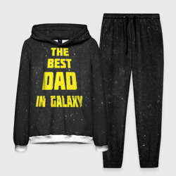 Мужской костюм с толстовкой 3D The best dad in galaxy