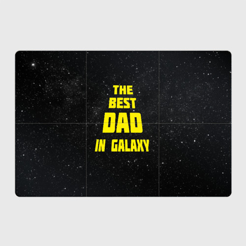 Магнитный плакат 3Х2 The best dad in galaxy