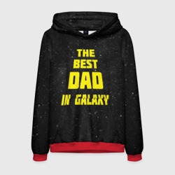 Мужская толстовка 3D The best dad in galaxy