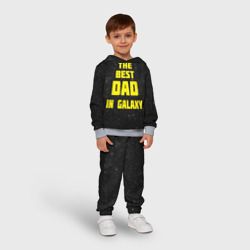 Детский костюм с толстовкой 3D The best dad in galaxy - фото 2