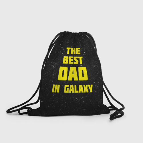 Рюкзак-мешок 3D The best dad in galaxy