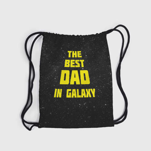 Рюкзак-мешок 3D The best dad in galaxy - фото 6
