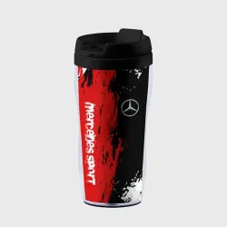 Термокружка-непроливайка Mercedes-Benz AMG Мерседес спорт