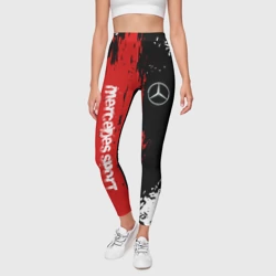Леггинсы 3D Mercedes-Benz AMG Мерседес спорт - фото 2