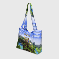 Пляжная сумка 3D Леонид - Minecraft - фото 2