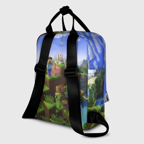 Женский рюкзак 3D Леонид - Minecraft - фото 5