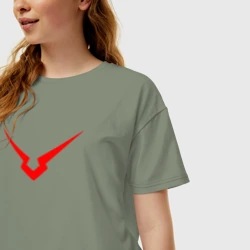 Женская футболка хлопок Oversize Geass - фото 2