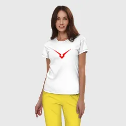 Женская пижама с белой футболкой хлопок Geass - фото 2