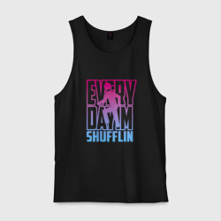 Мужская майка хлопок Everyday I'm shuffling - LMFAO