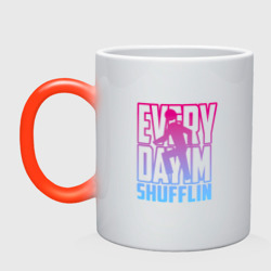 Кружка хамелеон Everyday I'm shuffling - LMFAO