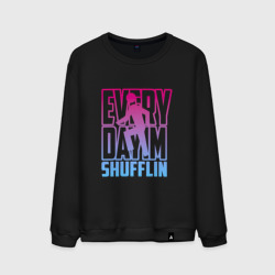 Мужской свитшот хлопок Everyday I'm shuffling - LMFAO