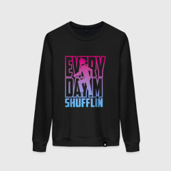 Женский свитшот хлопок Everyday I'm shuffling - LMFAO