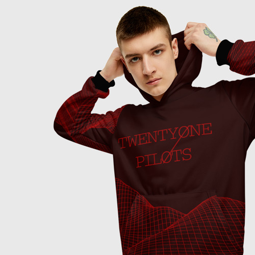 Мужская толстовка 3D twenty one pilots, цвет черный - фото 5