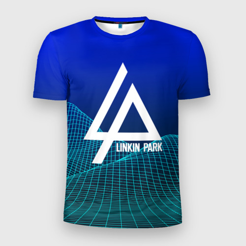 Мужская футболка 3D Slim linkin park , цвет 3D печать