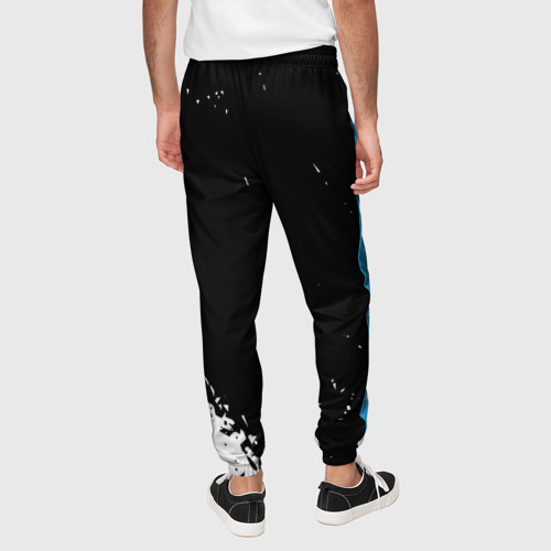 Мужские брюки 3D с принтом BMW | БМВ SPORT, вид сзади #2