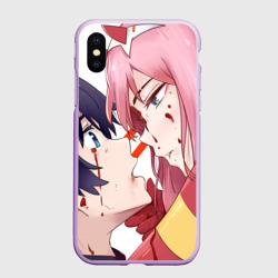 Чехол для iPhone XS Max матовый Darling kiss