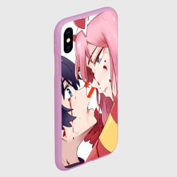 Чехол для iPhone XS Max матовый Darling kiss - фото 2