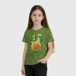 Детская футболка 3D Plants vs Zombies - фото 2