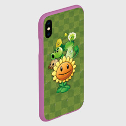 Чехол для iPhone XS Max матовый Plants vs Zombies - фото 2