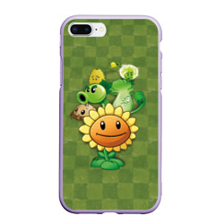 Чехол для iPhone 7Plus/8 Plus матовый Plants vs Zombies