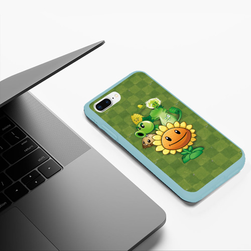Чехол для iPhone 7Plus/8 Plus матовый с принтом Plants vs Zombies, фото #5