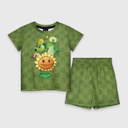 Детский костюм с шортами 3D Plants vs Zombies
