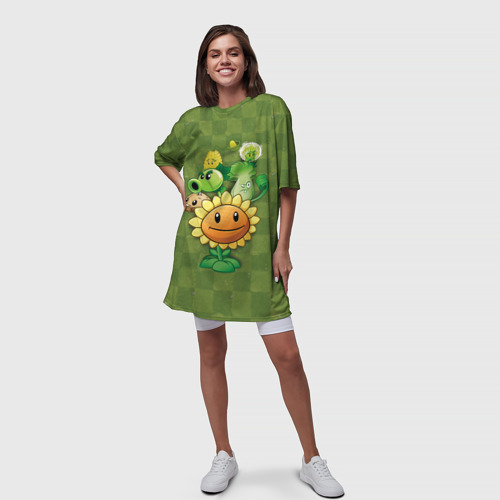Платье-футболка 3D Plants vs Zombies, цвет 3D печать - фото 5
