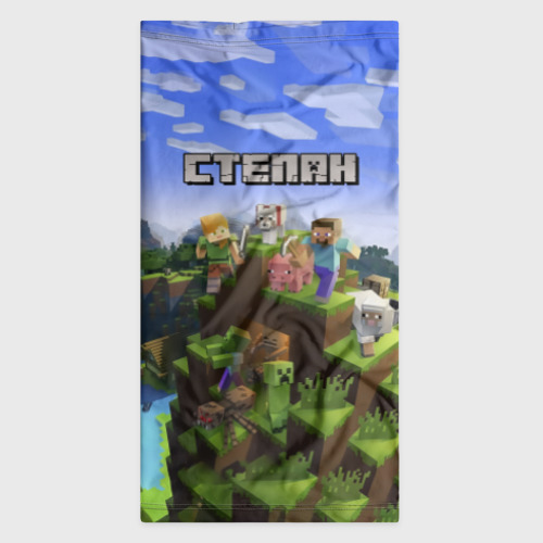 Бандана-труба 3D Степан - Minecraft, цвет 3D печать - фото 7