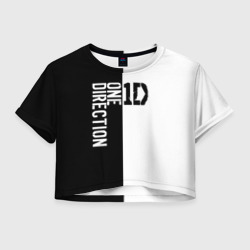 Женская футболка Crop-top 3D One direction