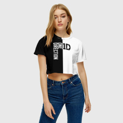 Женская футболка Crop-top 3D One direction - фото 2