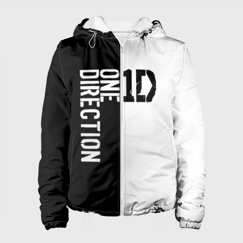 Женская куртка 3D One direction, цвет белый