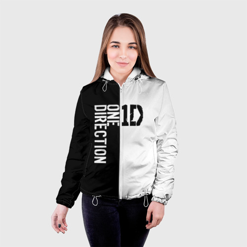 Женская куртка 3D One direction, цвет белый - фото 3