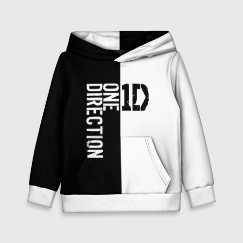 Детская толстовка 3D One direction, цвет белый