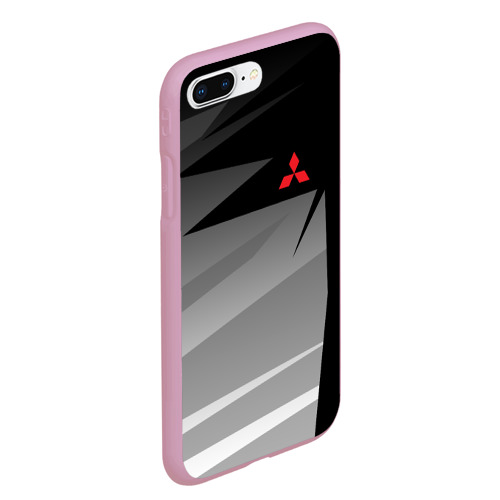Чехол для iPhone 7Plus/8 Plus матовый Mitsubishi sport, цвет розовый - фото 3