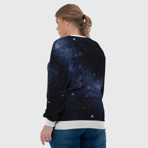 Женский свитшот 3D Звёздное небо, цвет 3D печать - фото 7
