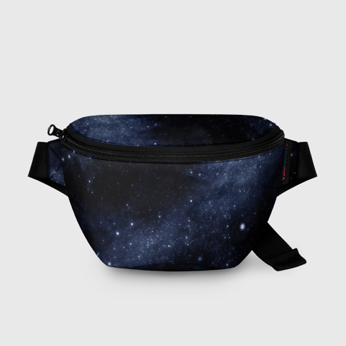Поясная сумка 3D с принтом Звёздное небо, вид спереди #2