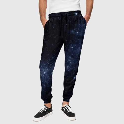 Мужские брюки 3D Звёздное небо, цвет 3D печать - фото 4