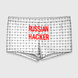Мужские купальные плавки 3D Russian Hacker