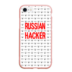 Чехол для iPhone 7/8 матовый Russian Hacker