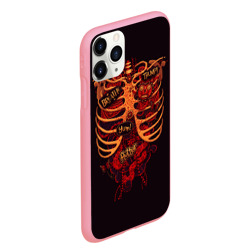 Чехол для iPhone 11 Pro Max матовый Человеческий скелет - фото 2