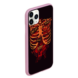 Чехол для iPhone 11 Pro Max матовый Человеческий скелет - фото 2