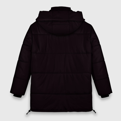 Женская зимняя куртка Oversize Человеческий скелет, цвет черный - фото 2