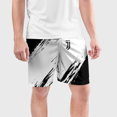 Мужские шорты спортивные Juventus Ювентус, цвет 3D печать - фото 3