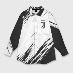 Мужская рубашка oversize 3D Juventus Ювентус