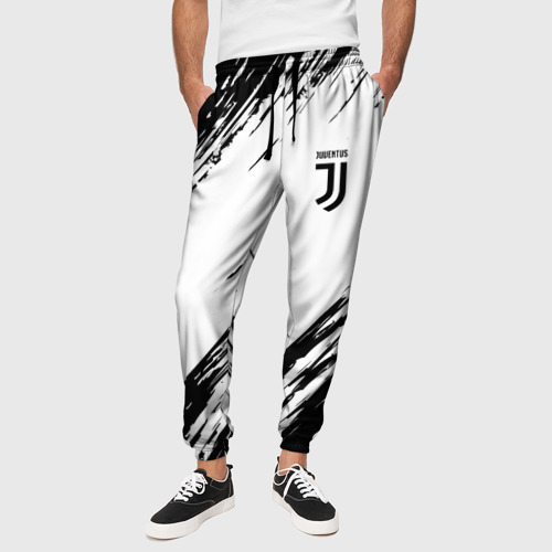 Мужские брюки 3D Juventus Ювентус, цвет 3D печать - фото 4