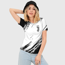 Женская футболка 3D Slim Juventus Ювентус - фото 2